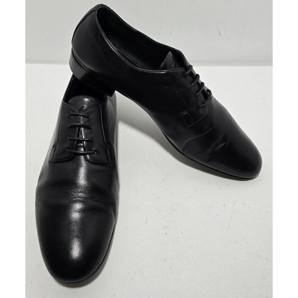 Giuseppe Zanotti Roger Tie Loafer Men's Black Leather EU 43/US 10 Made in Italy